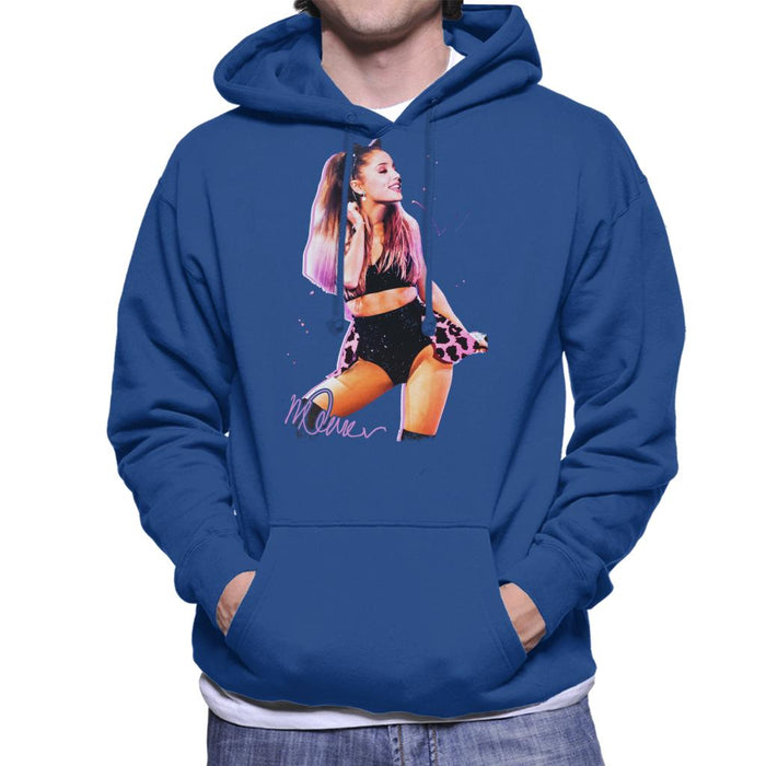 Sidney Maurer Original Portrait Of Ariana Grande Cat Ears Men's Hooded Sweatshirt