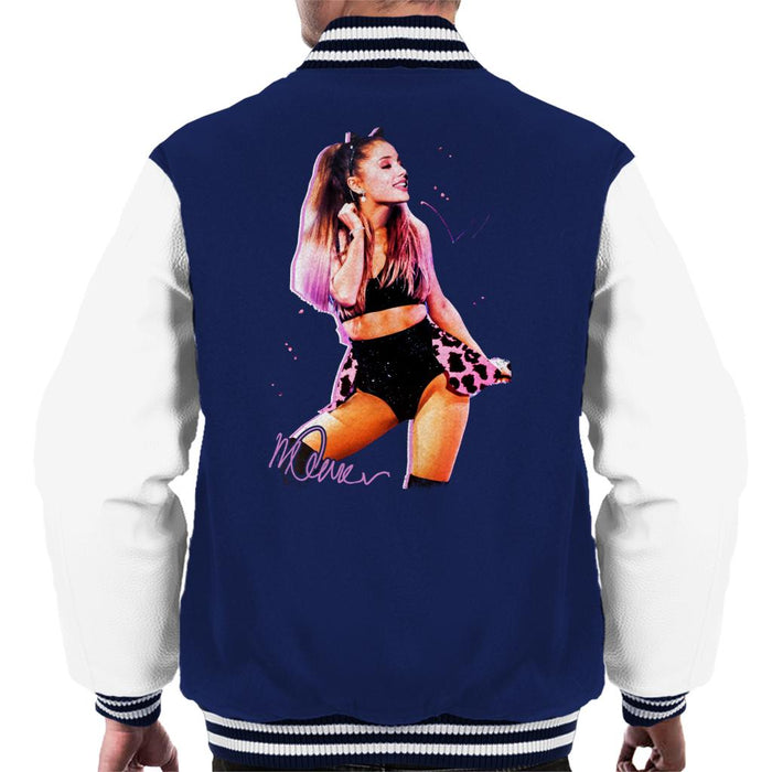 Sidney Maurer Original Portrait Of Ariana Grande Cat Ears Men's Varsity Jacket