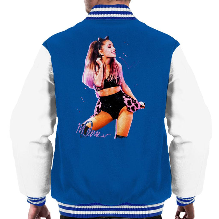 Sidney Maurer Original Portrait Of Ariana Grande Cat Ears Men's Varsity Jacket