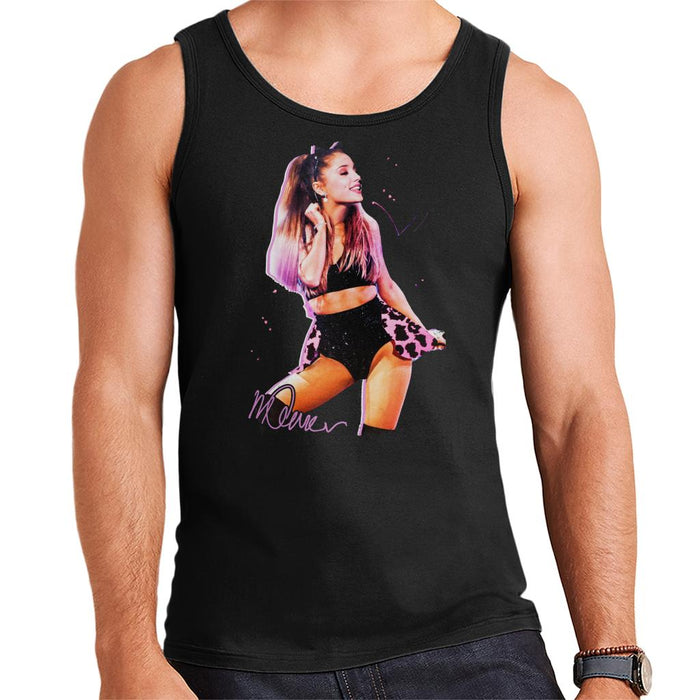 Sidney Maurer Original Portrait Of Ariana Grande Cat Ears Men's Vest