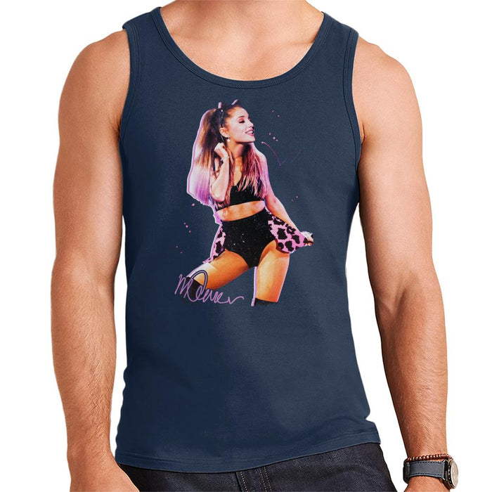 Sidney Maurer Original Portrait Of Ariana Grande Cat Ears Men's Vest