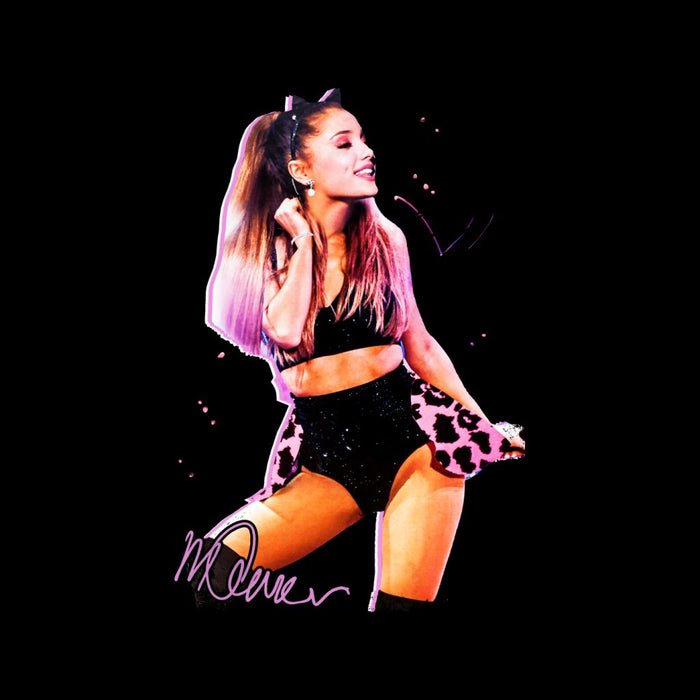 Sidney Maurer Original Portrait Of Ariana Grande Cat Ears Men's Varsity Jacket