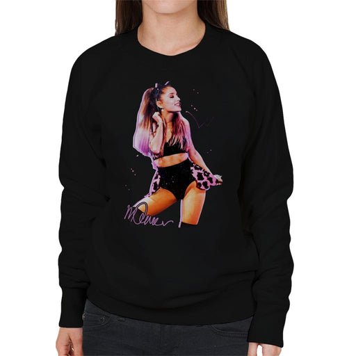 Sidney Maurer Original Portrait Of Ariana Grande Cat Ears Women's Sweatshirt