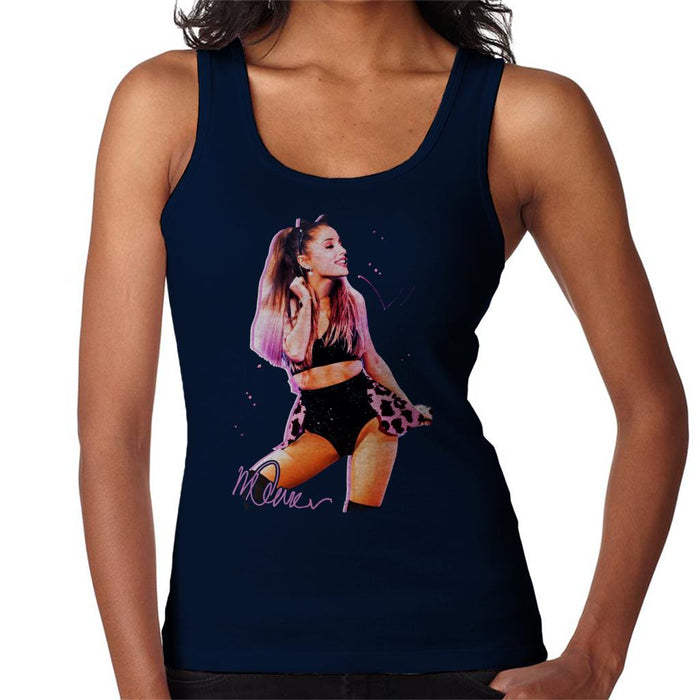 Sidney Maurer Original Portrait Of Ariana Grande Cat Ears Women's Vest