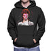 Sidney Maurer Original Portrait Of David Bowie Aladdin Sane Men's Hooded Sweatshirt