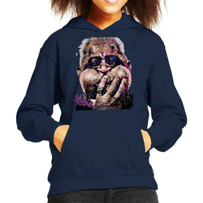 Sidney Maurer Original Portrait Of Trumpeter Dizzy Gillespie Kid's Hooded Sweatshirt