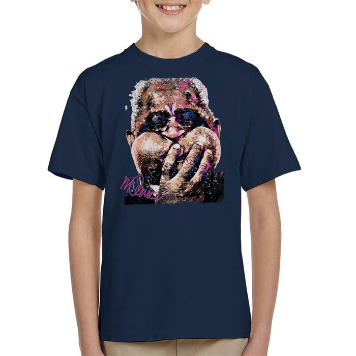 Sidney Maurer Original Portrait Of Trumpeter Dizzy Gillespie Kid's T-Shirt