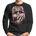 Sidney Maurer Original Portrait Of Trumpeter Dizzy Gillespie Men's Sweatshirt