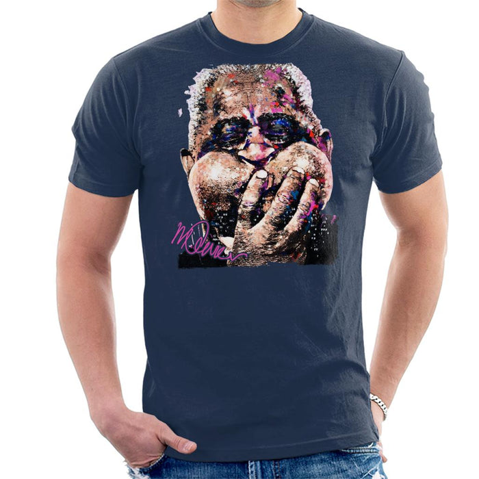Sidney Maurer Original Portrait Of Trumpeter Dizzy Gillespie Men's T-Shirt