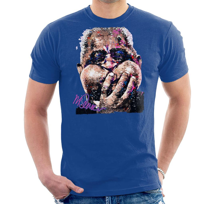Sidney Maurer Original Portrait Of Trumpeter Dizzy Gillespie Men's T-Shirt