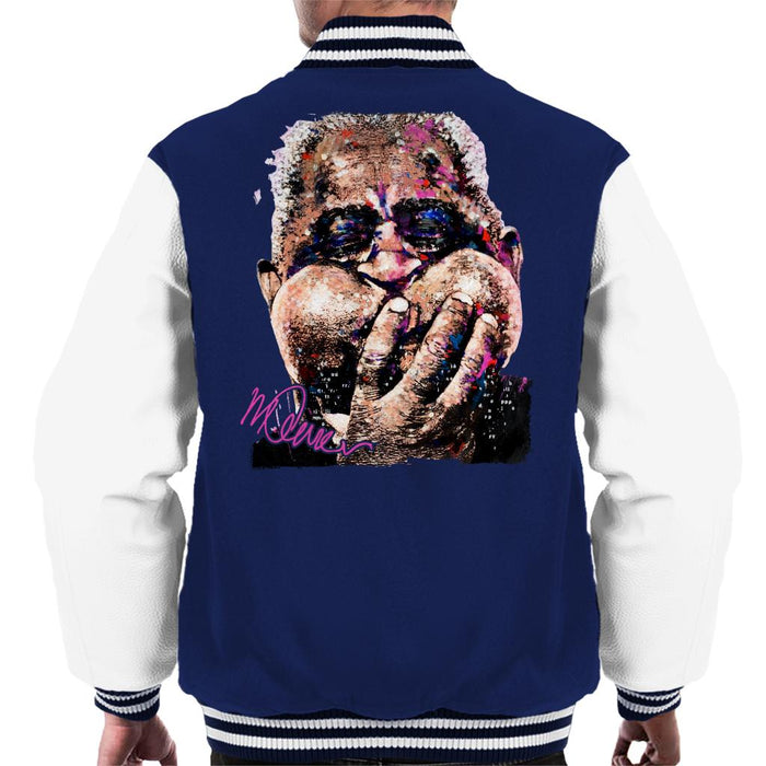 Sidney Maurer Original Portrait Of Trumpeter Dizzy Gillespie Men's Varsity Jacket