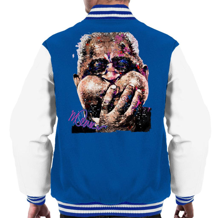 Sidney Maurer Original Portrait Of Trumpeter Dizzy Gillespie Men's Varsity Jacket
