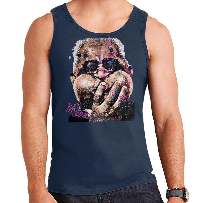 Sidney Maurer Original Portrait Of Trumpeter Dizzy Gillespie Men's Vest