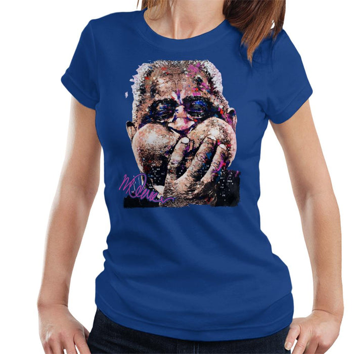 Sidney Maurer Original Portrait Of Trumpeter Dizzy Gillespie Women's T-Shirt