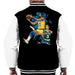 Sidney Maurer Original Portrait Of Magic Johnson Lakers Vs Celtics Men's Varsity Jacket