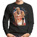 Sidney Maurer Original Portrait Of Michael Jordan Chicago Bulls Arm Band Men's Sweatshirt