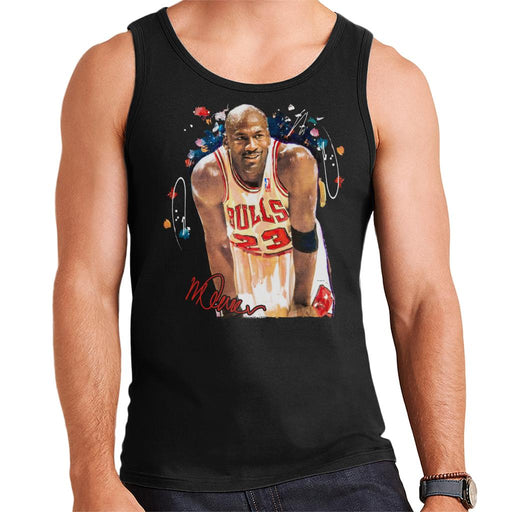 Sidney Maurer Original Portrait Of Michael Jordan Chicago Bulls Arm Band Men's Vest