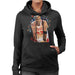 Sidney Maurer Original Portrait Of Michael Jordan Chicago Bulls Arm Band Women's Hooded Sweatshirt