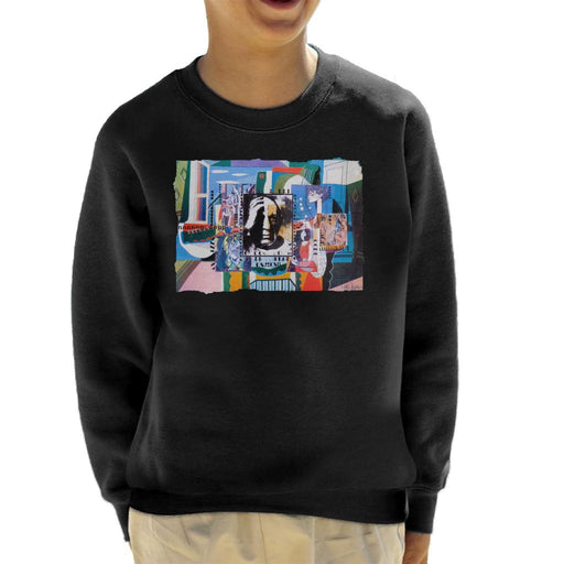Sidney Maurer Original Portrait Of Pablo Picasso With Artwork Kid's Sweatshirt