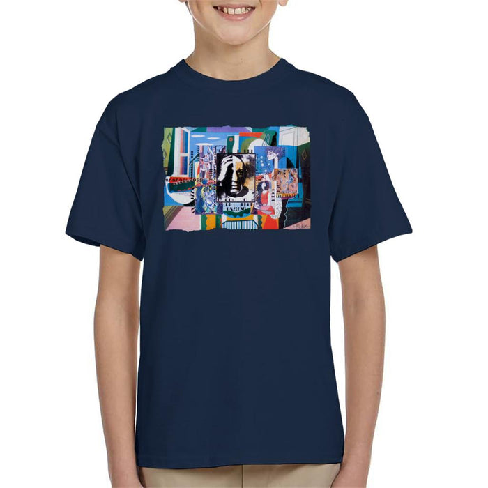 Sidney Maurer Original Portrait Of Pablo Picasso With Artwork Kid's T-Shirt