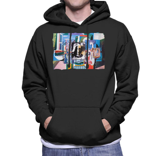 Sidney Maurer Original Portrait Of Pablo Picasso With Artwork Men's Hooded Sweatshirt