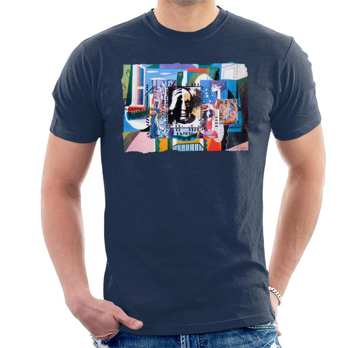 Sidney Maurer Original Portrait Of Pablo Picasso With Artwork Men's T-Shirt