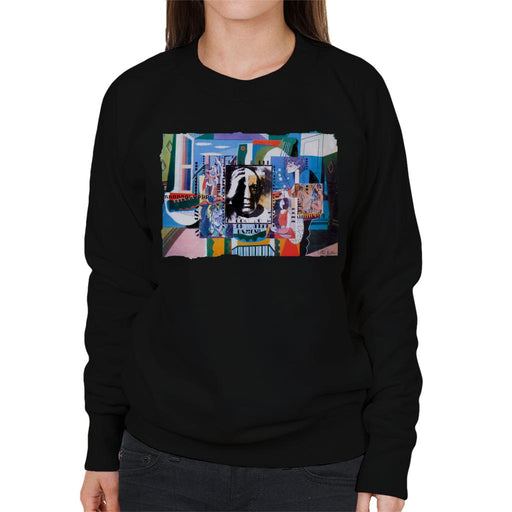 Sidney Maurer Original Portrait Of Pablo Picasso With Artwork Women's Sweatshirt