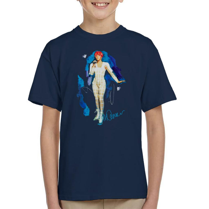 Sidney Maurer Original Portrait Of Rihanna Cut Out Outfit Kid's T-Shirt