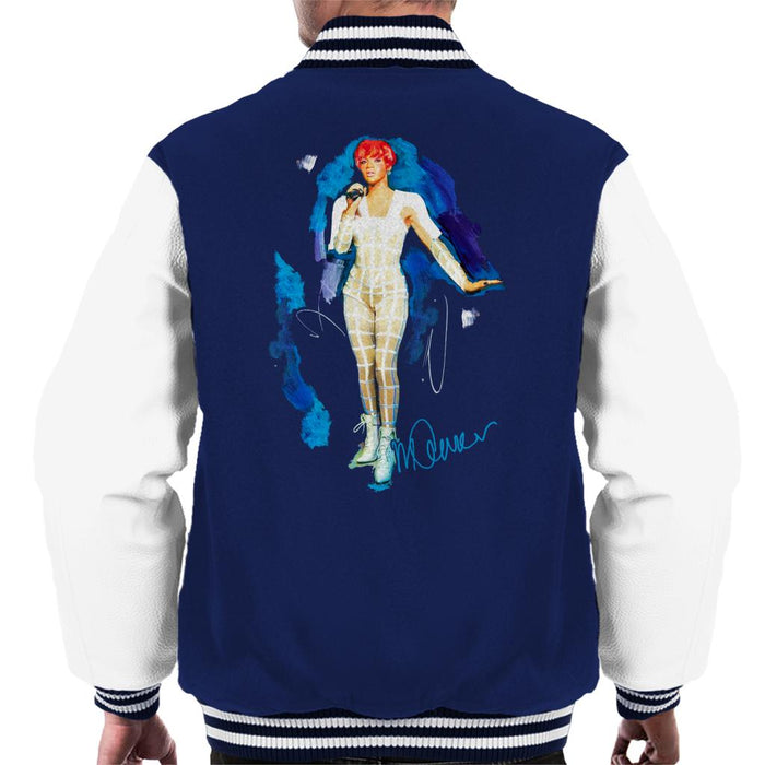 Sidney Maurer Original Portrait Of Rihanna Cut Out Outfit Men's Varsity Jacket