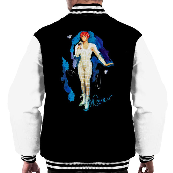 Sidney Maurer Original Portrait Of Rihanna Cut Out Outfit Men's Varsity Jacket