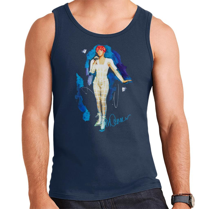 Sidney Maurer Original Portrait Of Rihanna Cut Out Outfit Men's Vest