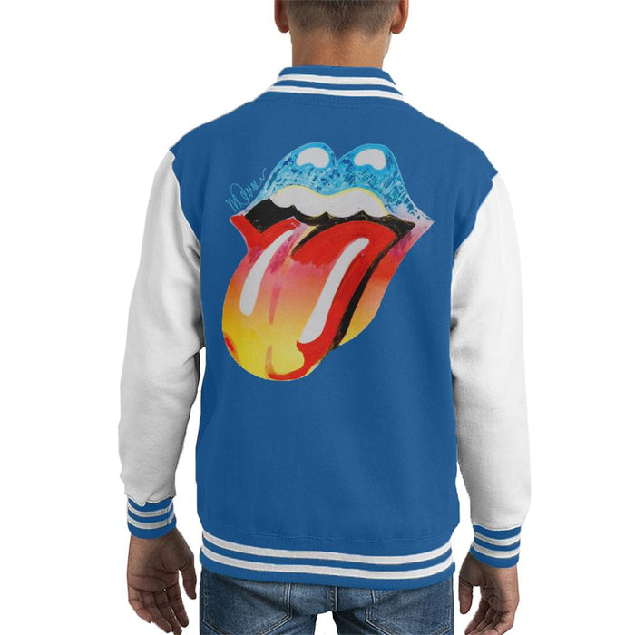 Sidney Maurer Original Portrait Of Rolling Stones Forty Licks Art Kid's Varsity Jacket