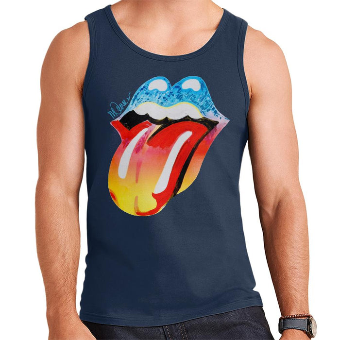 Sidney Maurer Original Portrait Of Rolling Stones Forty Licks Art Men's Vest