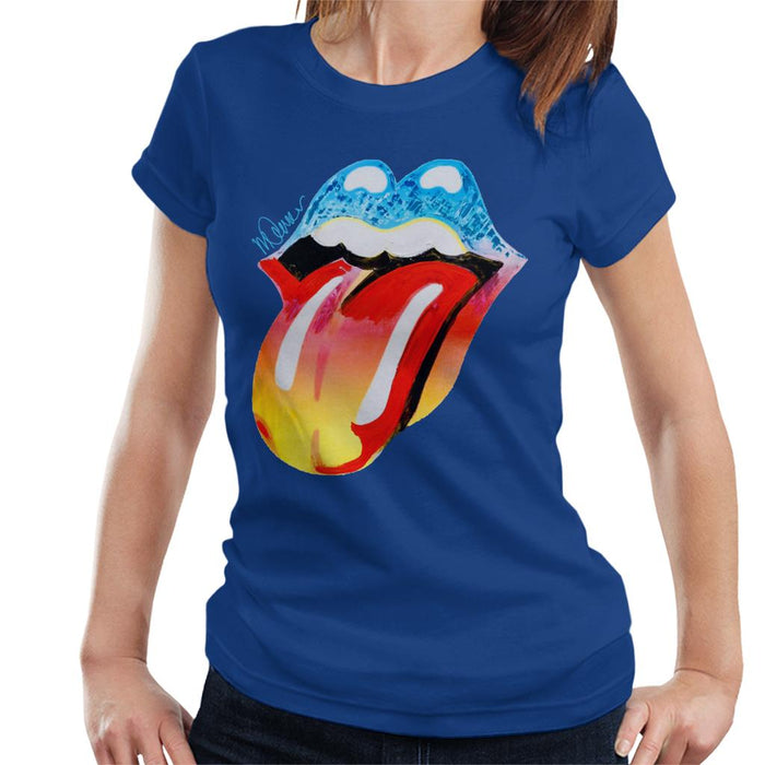 Sidney Maurer Original Portrait Of Rolling Stones Forty Licks Art Women's T-Shirt