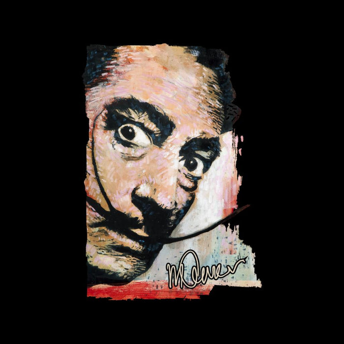 Sidney Maurer Original Portrait Of Salvador Dali Moustache Women's Hooded Sweatshirt