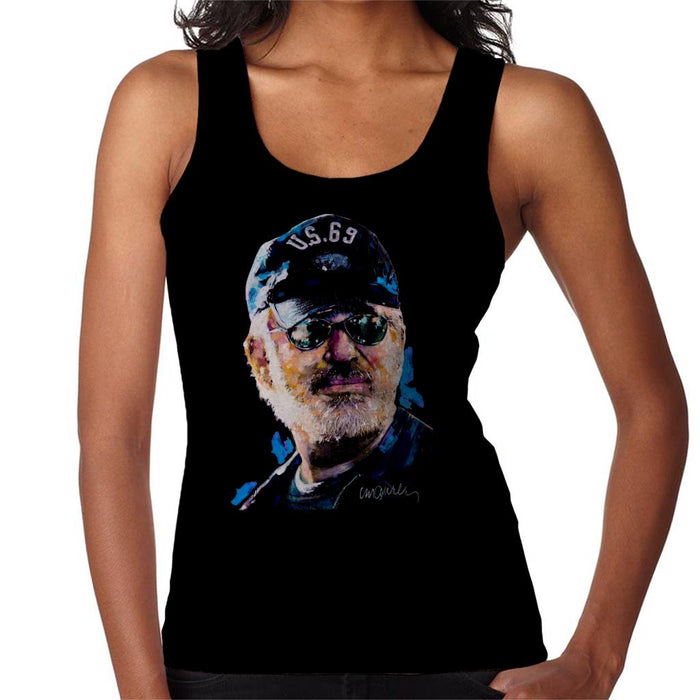 Sidney Maurer Original Portrait Of Steven Spielberg Baseball Cap Glasses Women's Vest