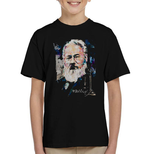 Sidney Maurer Original Portrait Of Alexander Graham Bell Kid's T-Shirt