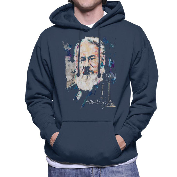 Sidney Maurer Original Portrait Of Alexander Graham Bell Men's Hooded Sweatshirt