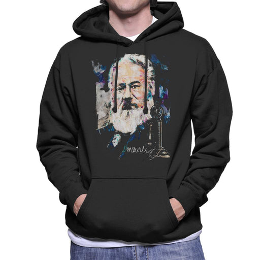 Sidney Maurer Original Portrait Of Alexander Graham Bell Men's Hooded Sweatshirt