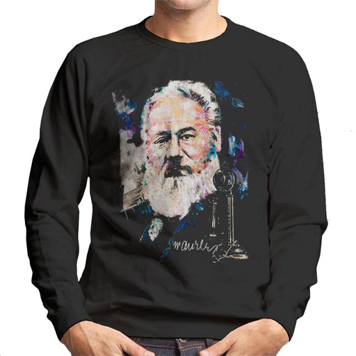 Sidney Maurer Original Portrait Of Alexander Graham Bell Men's Sweatshirt