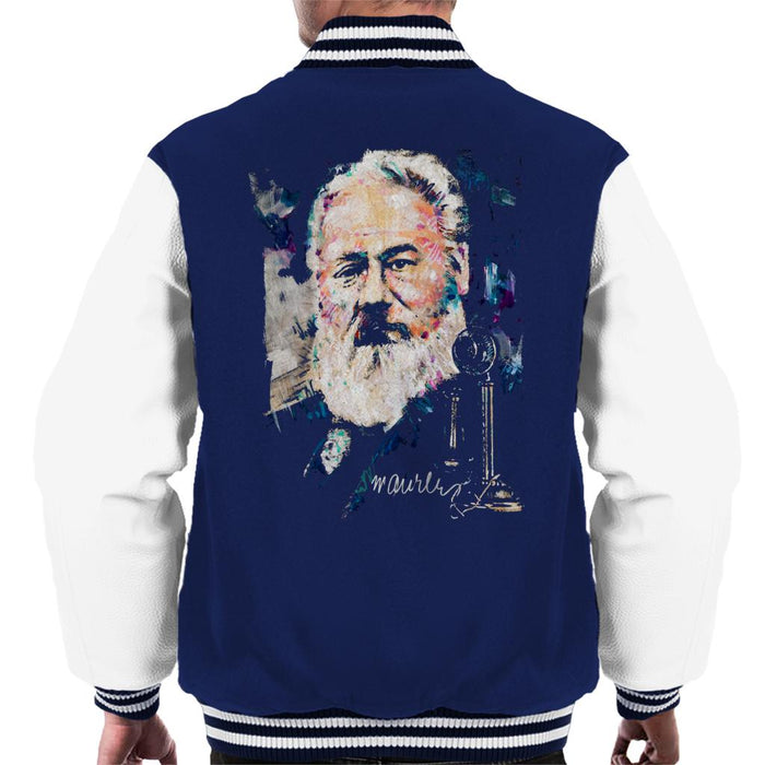 Sidney Maurer Original Portrait Of Alexander Graham Bell Men's Varsity Jacket