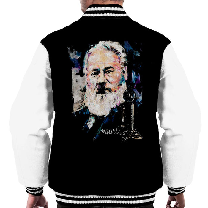 Sidney Maurer Original Portrait Of Alexander Graham Bell Men's Varsity Jacket