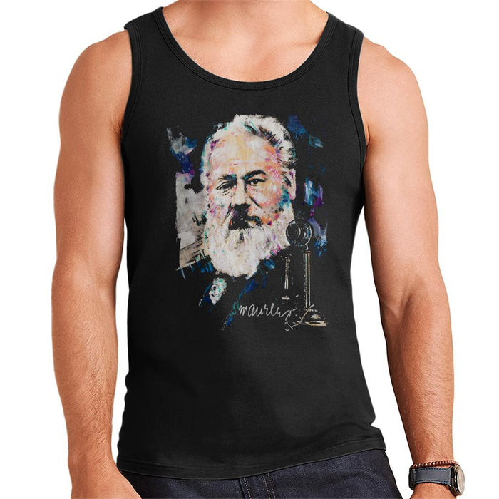 Sidney Maurer Original Portrait Of Alexander Graham Bell Men's Vest