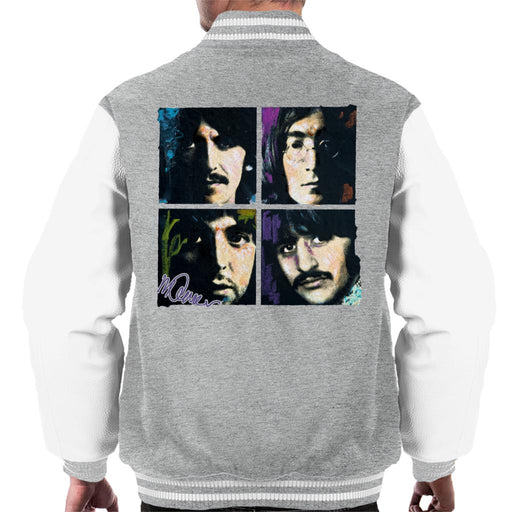 Sidney Maurer Original Portrait Of John Paul George Ringo Beatles Men's Varsity Jacket