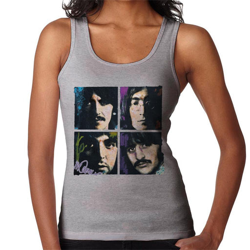 Sidney Maurer Original Portrait Of John Paul George Ringo Beatles Women's Vest