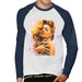 Sidney Maurer Original Portrait Of Singer Beyonce Shiny Nails Men's Baseball Long Sleeved T-Shirt