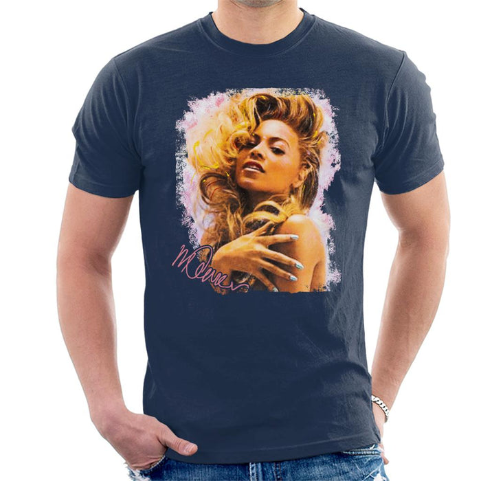 Sidney Maurer Original Portrait Of Singer Beyonce Shiny Nails Men's T-Shirt