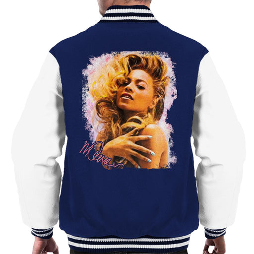 Sidney Maurer Original Portrait Of Singer Beyonce Shiny Nails Men's Varsity Jacket