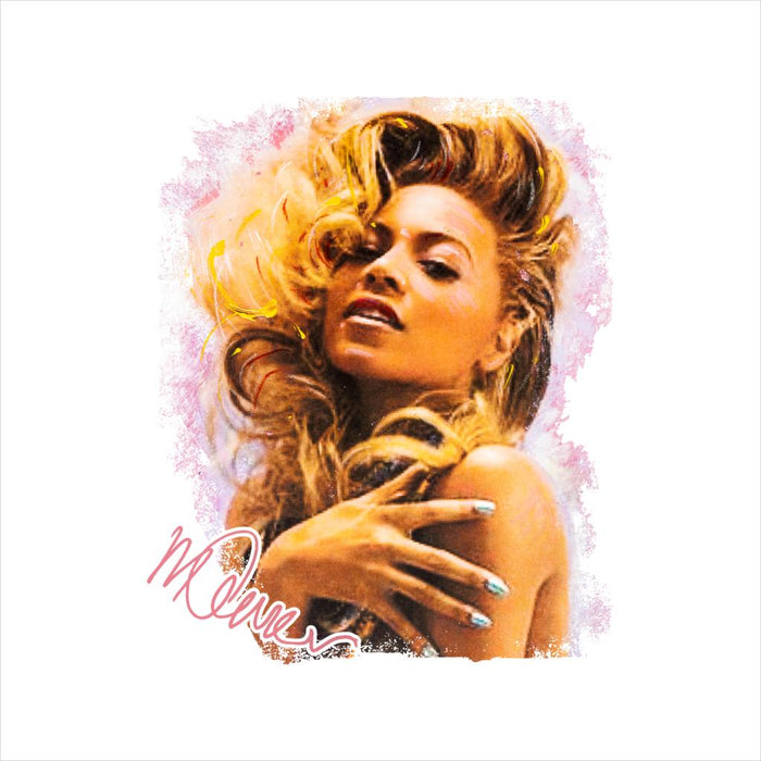 Sidney Maurer Original Portrait Of Singer Beyonce Shiny Nails Women's Sweatshirt