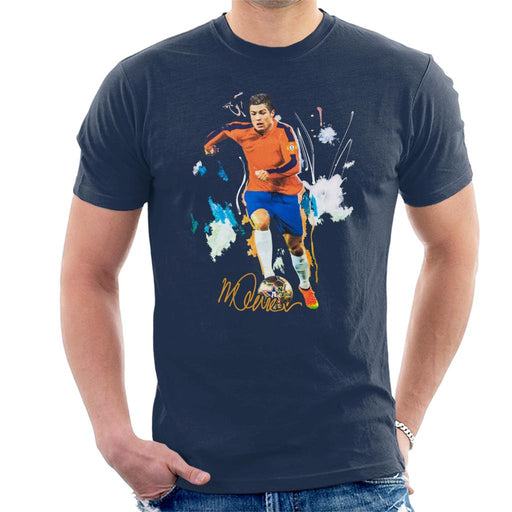 Sidney Maurer Original Portrait Of Football Star Cristiano Ronaldo Men's T-Shirt